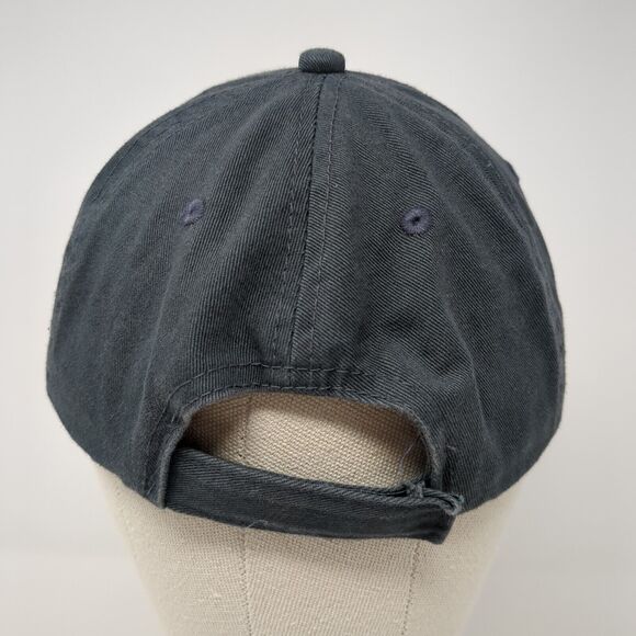 Chicago Strapback Hat Blue One Size Adjustable Embroidered 6 Panel - Picture 5 of 8